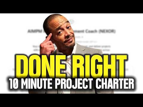 How to Write a Project Charter the Right Way Using AI (PM-Approved Method)