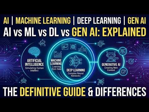 Artificial Intelligence is changing the world AI, Machine Learning, Deep Learning, | Generative AI?
