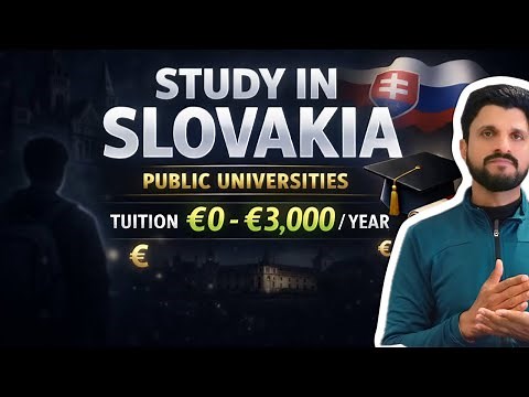 Study In Slovakia in 2026 | Public Universities | Tuition Fee | Slovakia Student Visa Full Details