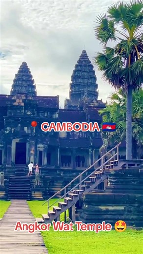 📍 Angkor Wat 🇰🇭 Beautiful Day at Angkor Wat Temple 🤩 Siem Reap Province 🤩 Cambodia Kingdom of Wonder