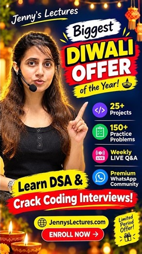 Diwali Offer 2026 | Learn DSA & Crack Coding Interviews