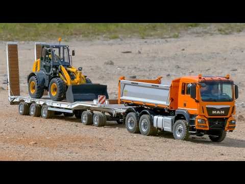 MEGA RC TRUCKS, RC MACHINES, RC TRACTORS COLLECTION! RC HEAVY HAULAGE, RC DIGGER, RC TRAIN, RC DOZER