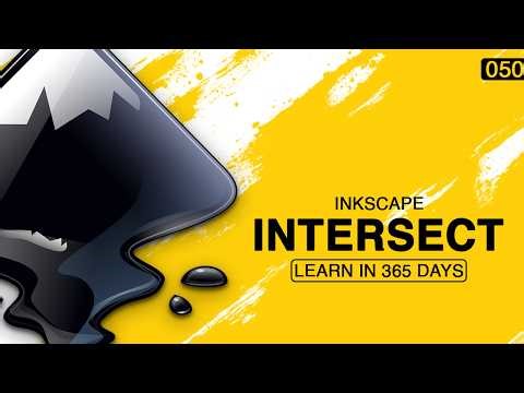 Example Design Using Intersection in Inkscape