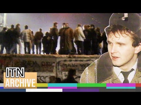 New Year's Eve at the Berlin Wall | East and West Germany Come Together (1989)