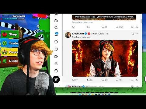KreekCraft talks about Roblox real-time video generation update..