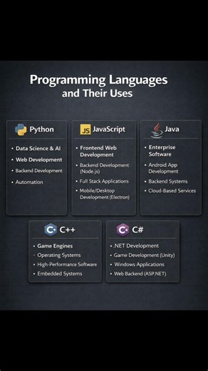 Programming Language and Uses