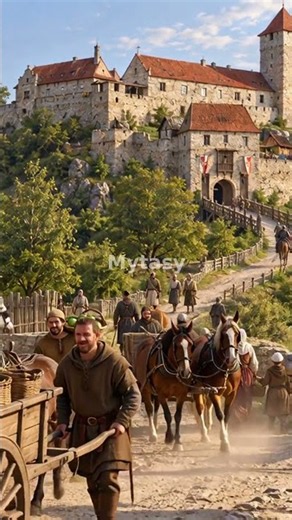 Kunětická hora Castle & Everyday Life in Medieval Bohemia #aiart