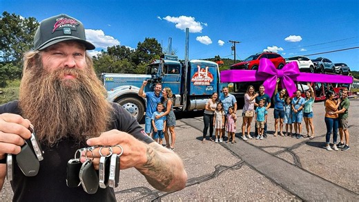 I gave 7 blue collar families new cars to give back - part 2