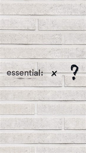 essential; X❔#essentialstudio