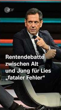 Markus Lanz: "Es ist nicht mehr bezahlbar" - Hitzige Debatte um das Rentensystem | #Lanz #Rente #zdf