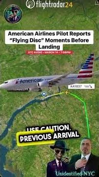 American Airlines Pilot Reports"Flying Disc”