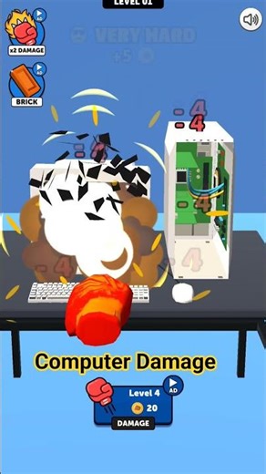 Computer Smash 💻 #youtubeshorts #shorts #gaming