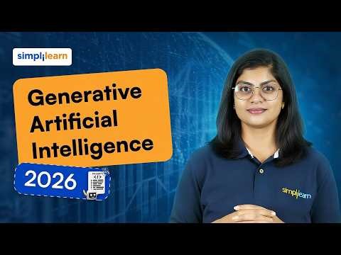 Generative Artificial Intelligence 2026 | What Is Generative Artificial Intelligence? | Simplilearn