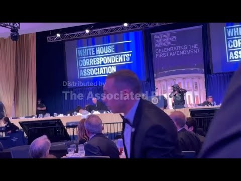 AP journalists capture aftermath of security incident at Trump dinner event