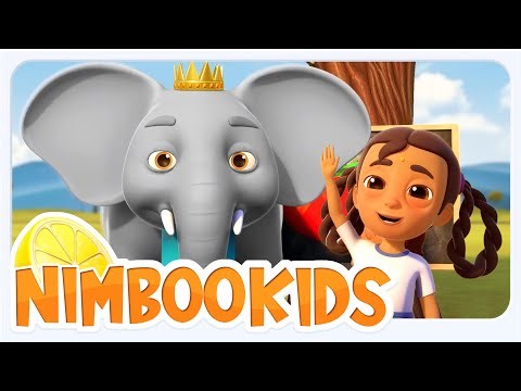 Learn Color with Hathi Raja, हाथी राजा के साथ रंगों को सीखें, Kalu Madari Aaya + Hindi Cartoon Poems