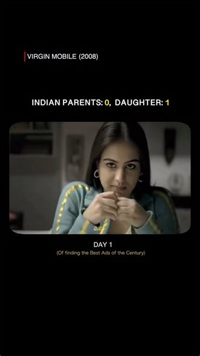 drag on Instagram: "Think Hatke 💀 A girl, her parents, and one very strategic dinner conversation. She tells them she’s not going to Goa with boys — and in that moment of reverse psychology, India witnessed one of the cleverest youth ads ever made. Virgin Mobile’s “Think Hatke” campaign flipped parental guilt into teenage genius. It wasn’t rebellion — it was intelligence wrapped in wit. “Think Hatke” became more than a tagline; it became a mindset. Great advertising doesn’t sell the product; it