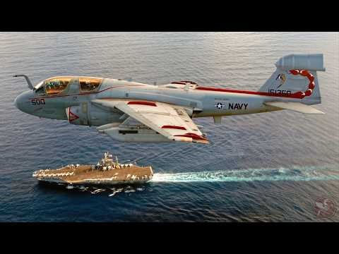 The unsung hero of naval aviation: The EA-6B Prowler.