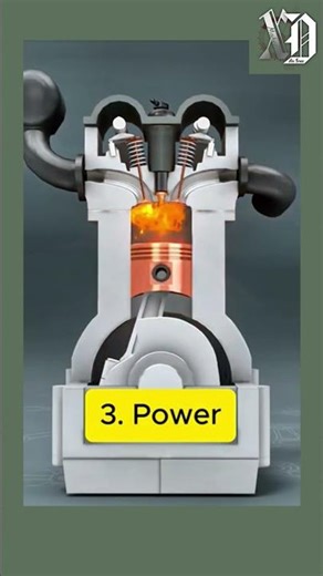 How a 4-Stroke Engine Works? ⚙️ The Cycle Every Gearhead Should Know!