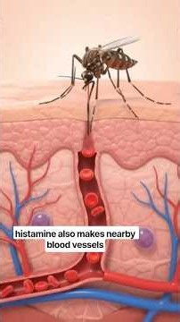 The Real Reason Mosquito Bites Become Itchy and Swollen #medicalanimation