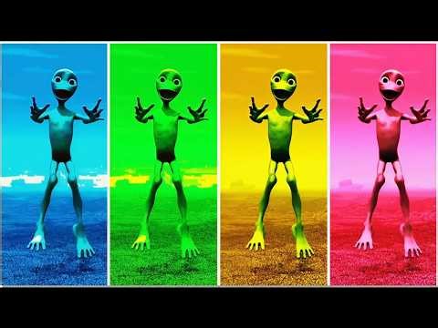 8 MINUTE ALIEN DANCE MARATHON! 👽 Can You Copy These Moves? (Dame Tu Cosita Remix)