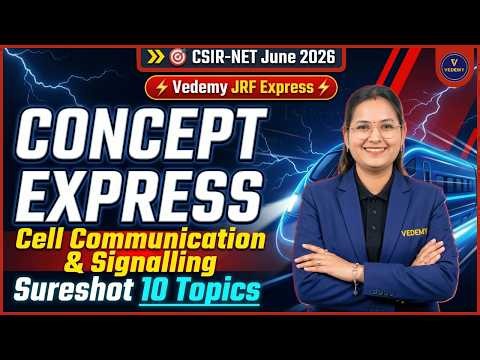 CSIR-NET June 2026 | Concept Express – Cell Communication & Signalling | Part - 2 | Dr. Ravina Rai |