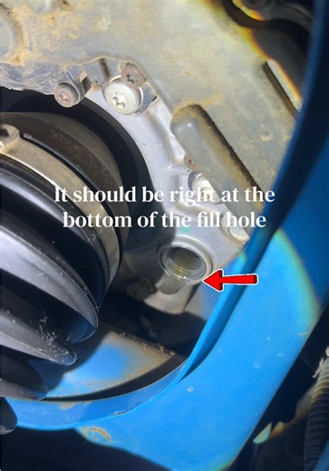 I check my diff fluid at least once a season on my Canam X3. It takes full synthetic 75w-90. Fill it until the oil weeps out the bottom of the fill hole. Having clean and full oil will keep your diff running smoothly!! #4x4 #offroad #canam #mechanic #diy