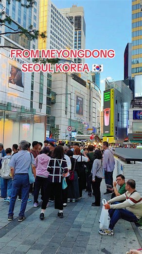 It's From Seoul meyongdong travelling hub the capital city of south Korea 🇰🇷 #southkorea #meyongdong #traveling #Seoul #명동
