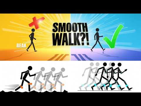Scratchjr tutorial animation | How to Make a Procedural Walking Effect in Scratch #scratch #gamedev