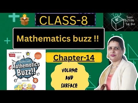 Class8 Mathematics buzz | Ex 14 c Q16/|17/18| volume and surface area 