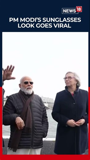 PM Narendra Modi’s Viral Sunglasses Look During Netherlands’ Afsluitdijk Dam Tour | N18S