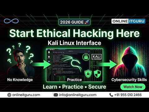Ethical Hacking Made Easy in 2026 | Kali Linux Tutorial from Basics to Advanced | OnlineITGuru
