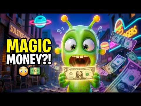 Funny Alien Discovers Money 😂💵 | 3D Animated Short Film