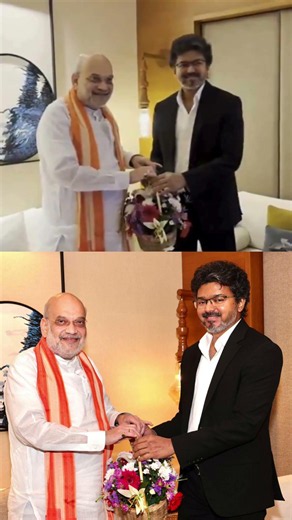 Watch: Tamil Nadu CM Vijay Meets Union Home Minister Amit Shah In Chennai