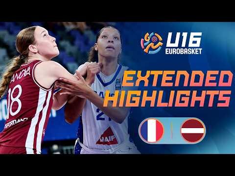 3RD PLACE: France 🇫🇷 vs Latvia 🇱🇻 | Extended Highlights | FIBA U16 Women's EuroBasket 2026
