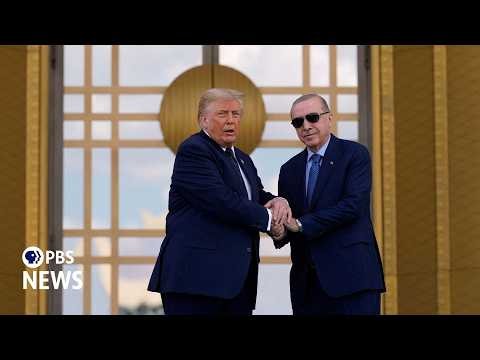 WATCH: Trump arrives at NATO summit in Turkey, with ceremonial welcome from Erdoğan