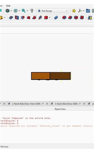 FreeCAD Model - Bedroom_closet [Francisco-Rosa]