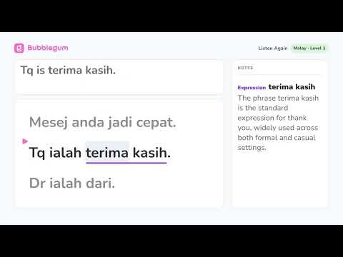 Quick Texting Language (ep. 8) | Easy Malay Comprehensible Input (Level 1)