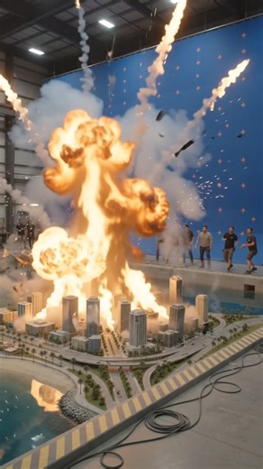 Firestorm In Los Angeles? 😱 Behind The Scenes _ Hollywood Movies #shorts #losangeles #firestorm