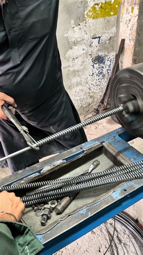 Long Extension Spring Making 🔥 | Satisfying Lathe Work