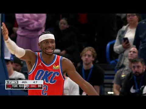 Final 4:11 CRAZY FINISH Raptors at Thunder 👀 | January 25, 2026