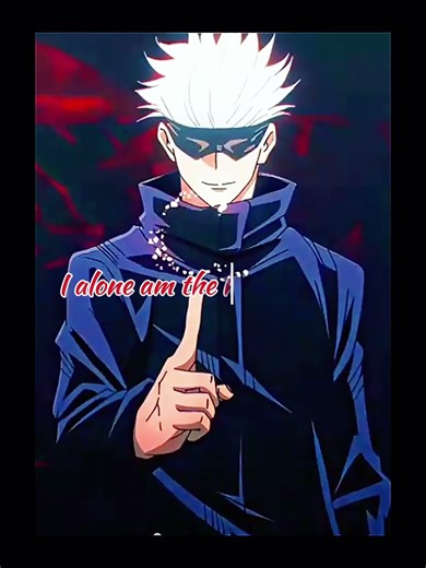 The Honored One 🧊 | Gojo Satoru Edit 🔥Only one stands above all…