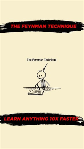 How to learn anything 10x faster with the Feynman Technique