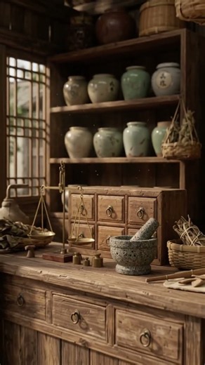A Tiny Ancient Chinese Herbal Medicine Shop 🌿🏮🇨🇳 The Little Shop of a Hundred Herbs #miniatureworld