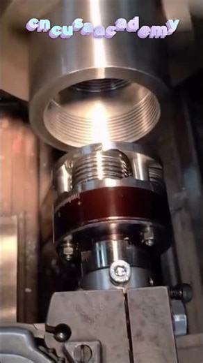 How ID Thread Rolling Works on Large Diameter Components | CNC UAS Academy ! Internal Threading !