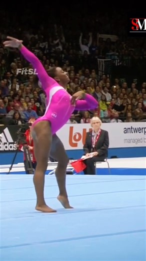 Gymnastics world women’s 🔥Simone Biles floor exercise #floor #gymnasticshorts