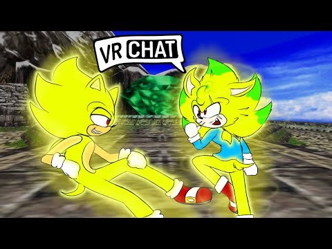 SONIC HELPS MAURICE OBTAIN SUPER SONIC! IN VR CHAT!
