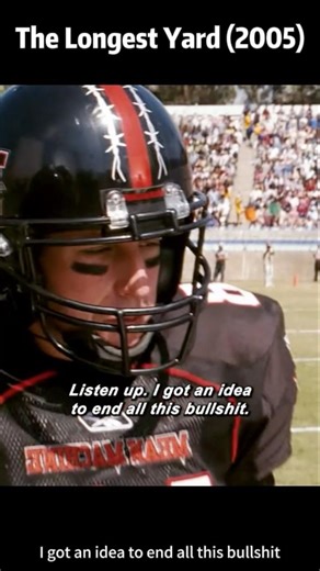 The Longest Yard (2005) | Chaos on the Field: Referee Hit! 🏈😳