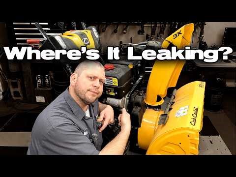 Snowblower Leaking Oil? Full Repair On Cub Cadet 3X 26- How To Fix PTO Seal & Crankcase Gasket Leaks