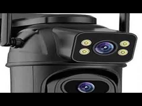 BELIA 4K 8MP WiFi Surveillance Camera, Dual Lens, 4X Digital Zoom, AI Human Detect, ONVIF, Outdoor