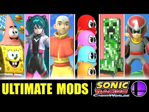 Sonic Racing CrossWorlds Characters in SMASH ULTIMATE!